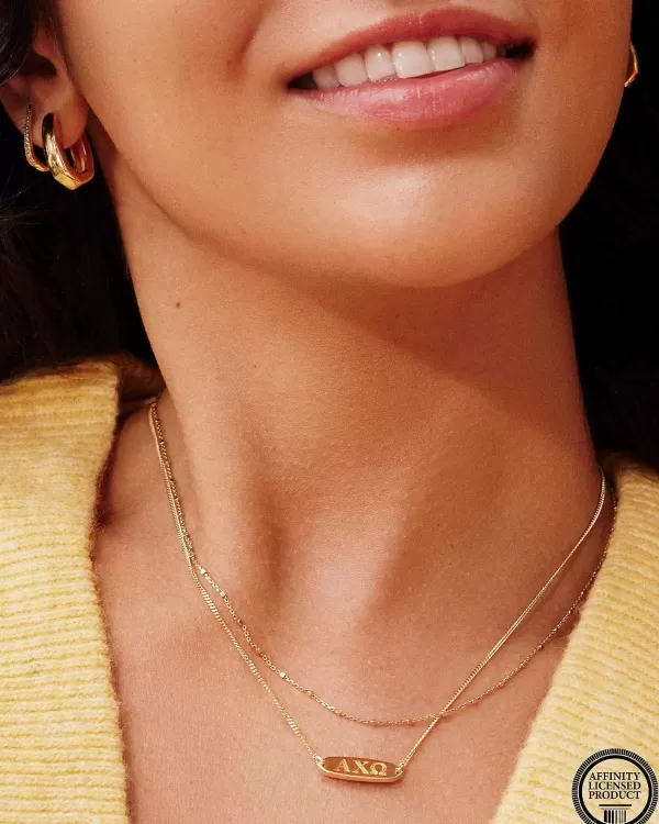 Alpha Phi Pendant Necklace In 18K Gold Vermeil^Kendra Scott Hot