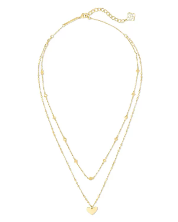 Ari Heart Multi Strand Necklace In Gold^Kendra Scott Discount