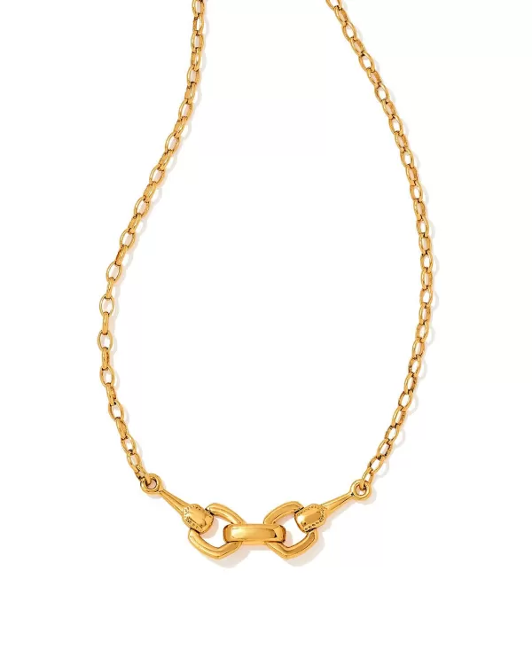 Beau Short Pendant Necklace In Vintage Gold^Kendra Scott Hot