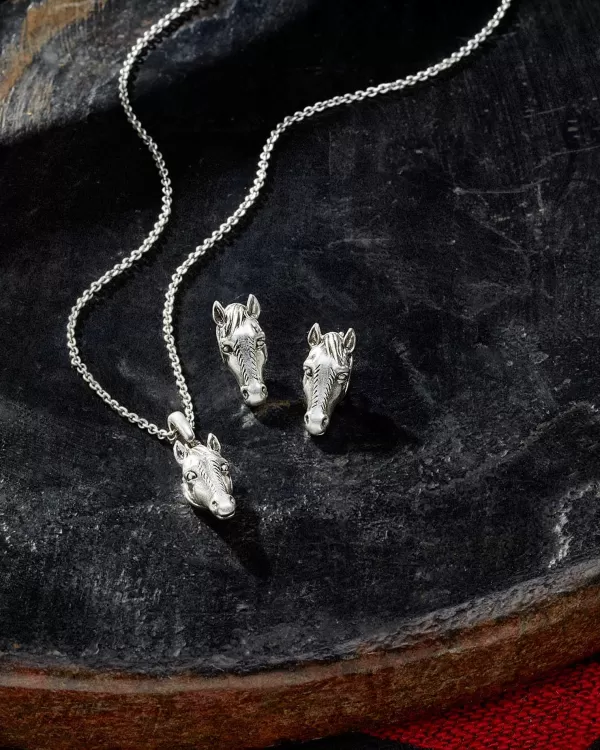 Beau Stud Earrings In Vintage Silver^Kendra Scott Sale