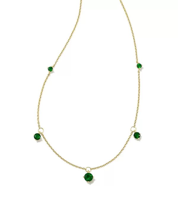 Blakely 18K Gold Vermeil Strand Necklace In Green Onyx^Kendra Scott Cheap