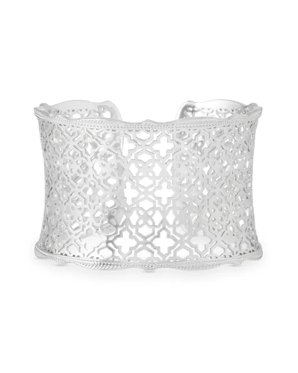 Candice Silver Cuff Bracelet In Silver Filigree Mix^Kendra Scott Fashion