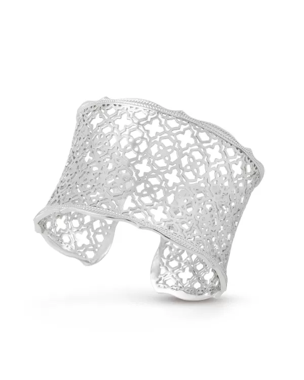 Candice Silver Cuff Bracelet In Silver Filigree Mix^Kendra Scott Fashion