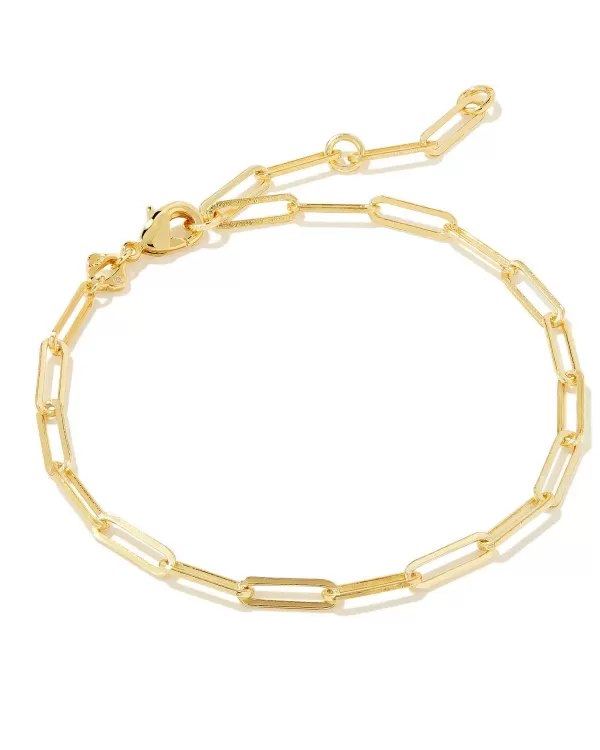 Courtney Paperclip Bracelet In Gold^Kendra Scott Fashion
