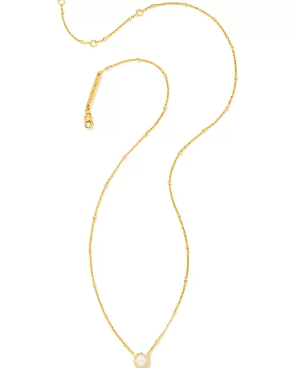 Davie Pearl 18K Gold Vermeil Pendant Necklace In White Pearl^Kendra Scott Cheap