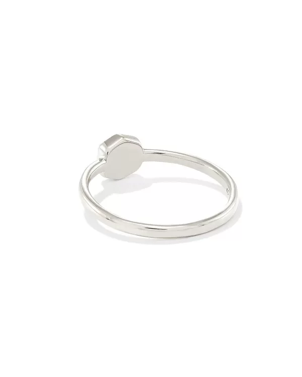 Davie Sterling Silver Band Ring In Aquamarine^Kendra Scott Flash Sale