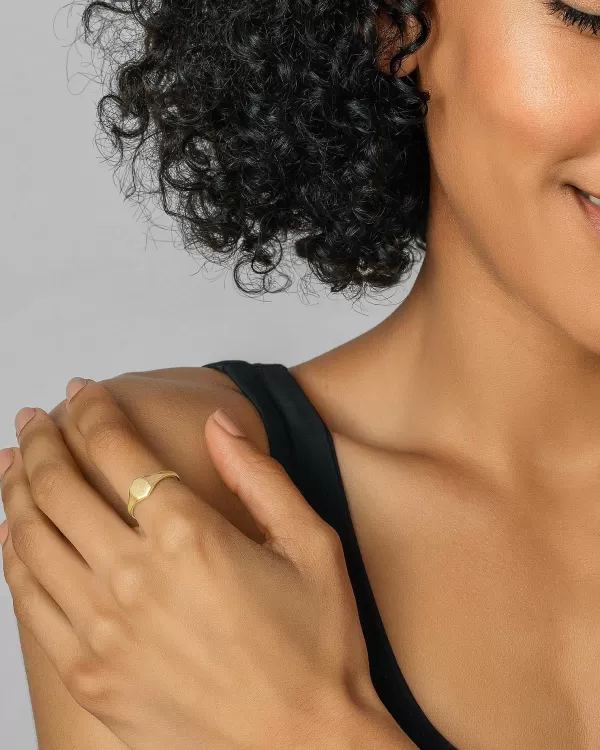 Davis Signet Ring In 18K Gold Vermeil^Kendra Scott Cheap