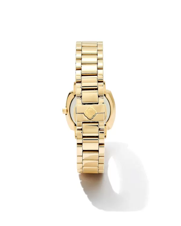 Dira Gold Tone Stainless Steel 28Mm Watch In Ivory Mother-Of-Pearl^Kendra Scott Cheap