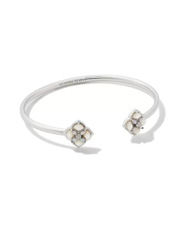 Dira Stone Silver Cuff Bracelet In Ivory Mix^Kendra Scott Online
