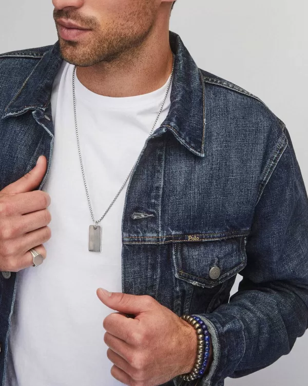Dog Tag Necklace In Oxidized Sterling Silver^Kendra Scott Best Sale