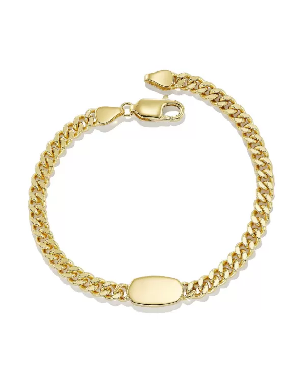 Elaina Curb Chain Bracelet In 18K Gold Vermeil^Kendra Scott Store
