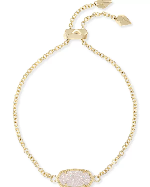 Elaina Gold Adjustable Chain Bracelet In Iridescent Drusy^Kendra Scott Flash Sale