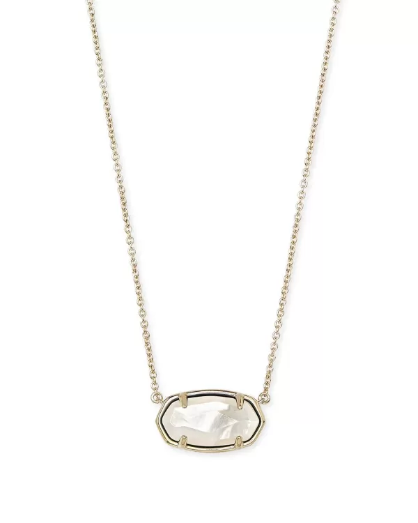 Elisa 18K Gold Vermeil Pendant Necklace In Ivory Mother-Of-Pearl^Kendra Scott Outlet
