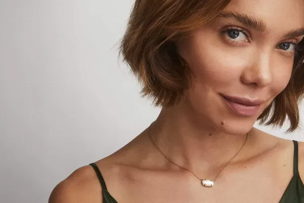 Elisa 18K Gold Vermeil Pendant Necklace In Ivory Mother-Of-Pearl^Kendra Scott Outlet