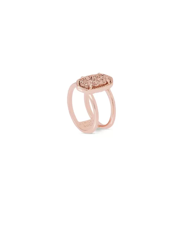 Elyse Rose Gold Ring In Rose Gold Drusy^Kendra Scott Cheap