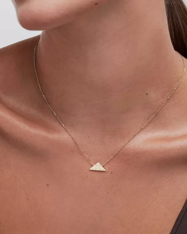 Folds Of Honor 14K Gold Pendant Necklace In White Diamond^Kendra Scott Shop