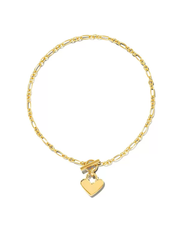 Heart Padlock Chain Bracelet In 18K Gold Vermeil^Kendra Scott Flash Sale