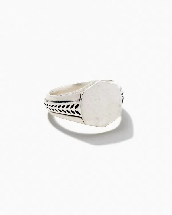Hicks Signet Ring In Oxidized Sterling Silver^Kendra Scott Online