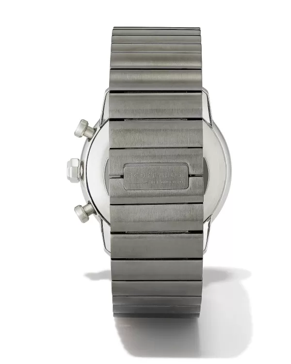 Hudson Gunmetal Stainless Steel 41Mm Watch In Gray^Kendra Scott Shop