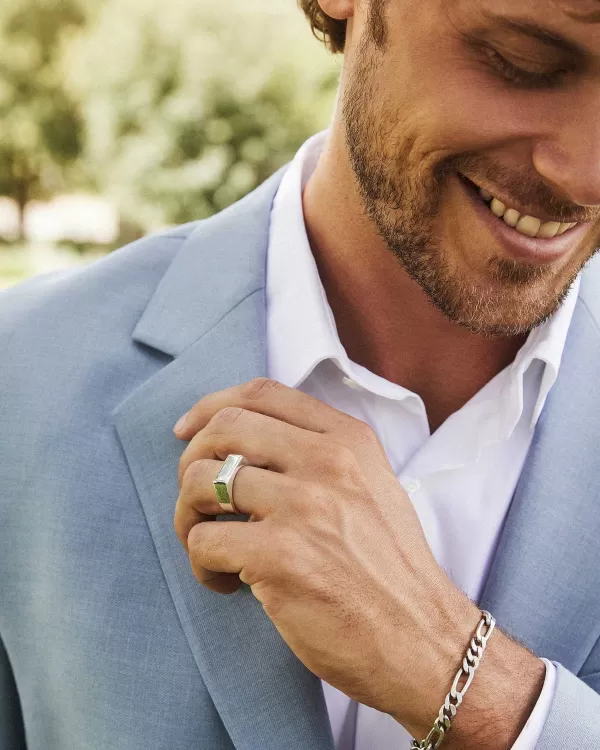 Hudson Signet Ring In Oxidized Sterling Silver^Kendra Scott Flash Sale