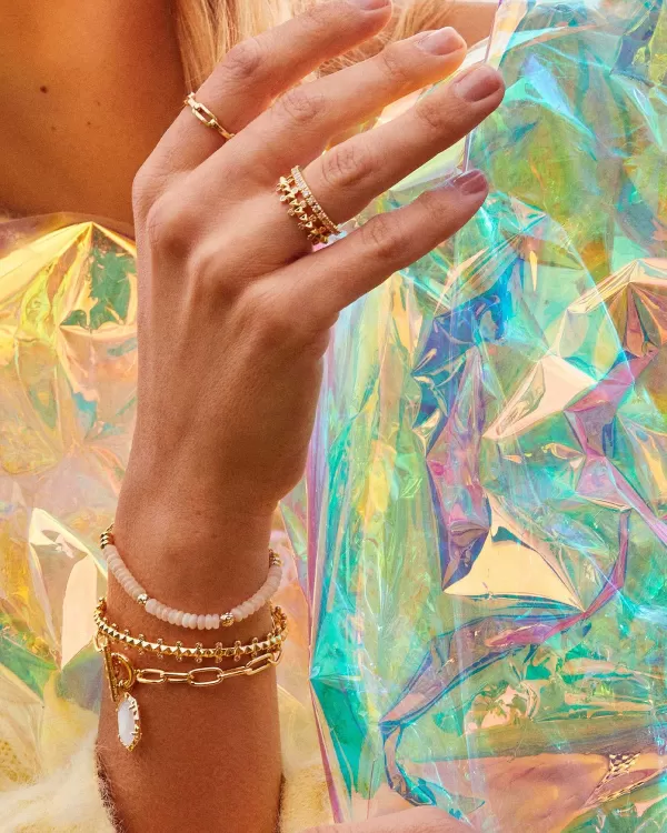 Jada Gold Cuff Bracelet In White Crystal^Kendra Scott Store