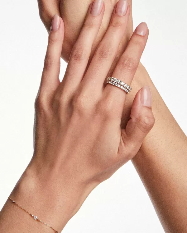 Lab Grown White Diamond Marilyn Band Ring In 14K Yellow Gold^Kendra Scott Flash Sale