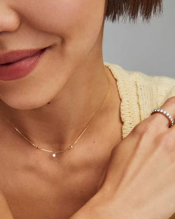 Lab Grown White Diamond Marilyn Band Ring In 14K Yellow Gold^Kendra Scott Flash Sale