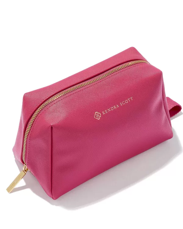 Large Cosmetic Zip Case In Hot Pink^Kendra Scott Flash Sale
