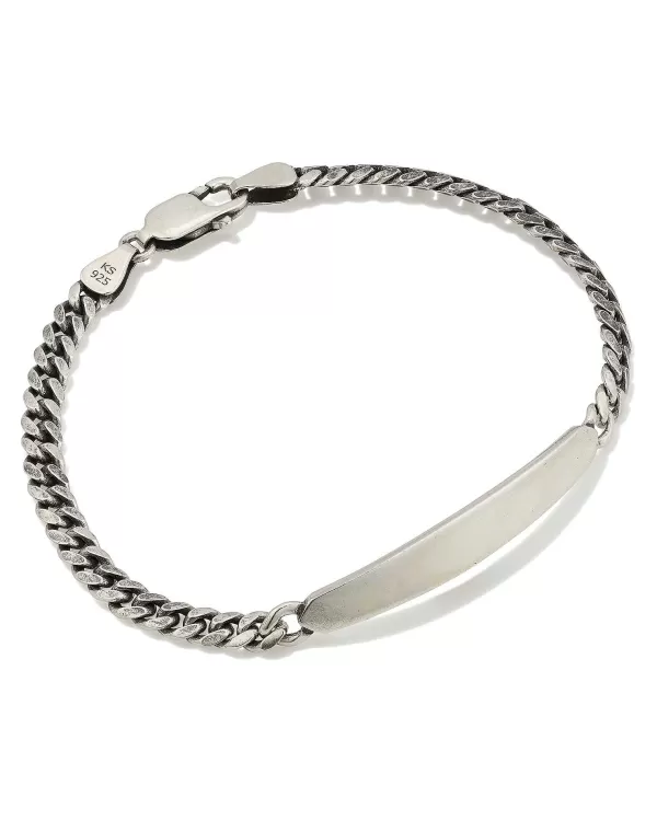 Levi Chain Bracelet In Oxidized Sterling Silver^Kendra Scott New