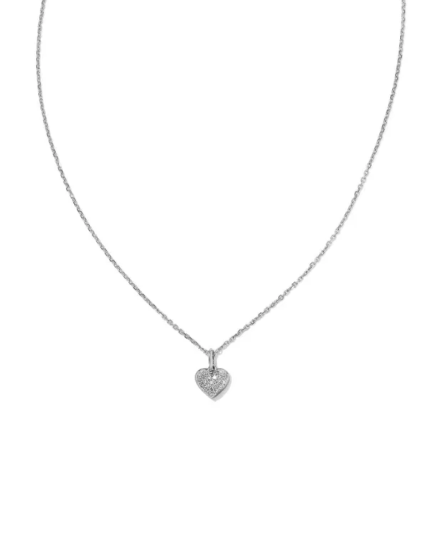 Madeline 14K White Gold Small Pendant Necklace In White Diamond^Kendra Scott Online