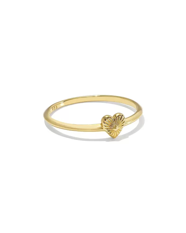 Maia Heartburst Band Ring In 18K Gold Vermeil^Kendra Scott Shop