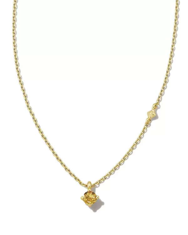 Maisie 18K Gold Vermeil Pendant Necklace In Orange Citrine^Kendra Scott Cheap