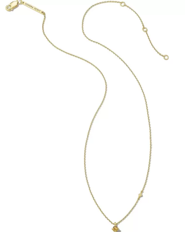 Maisie 18K Gold Vermeil Pendant Necklace In Orange Citrine^Kendra Scott Cheap