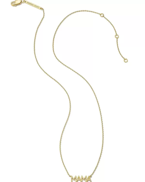 Mama 18K Gold Vermeil Sparkle Pendant Necklace In White Topaz^Kendra Scott Hot