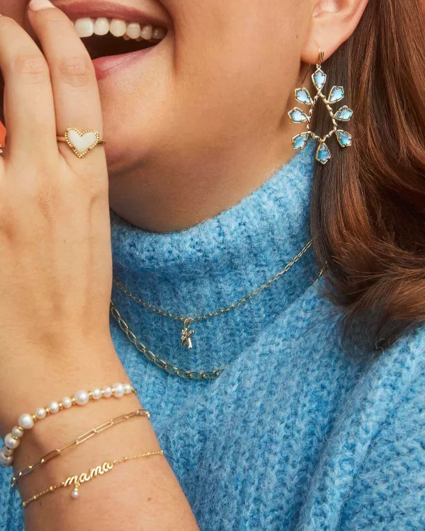 Mama Script Delicate Chain Bracelet In Gold^Kendra Scott Hot