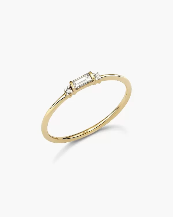 Maria 14K Yellow Gold Band Ring In White Diamond^Kendra Scott Best Sale
