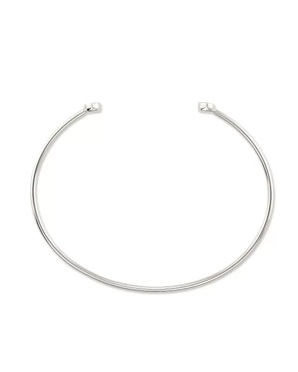 Marisa 14K White Gold Cuff Bracelet In White Diamond^Kendra Scott Flash Sale