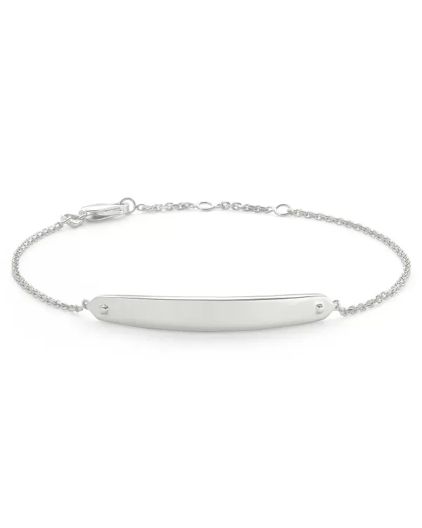 Mattie Bar Delicate Bracelet In Sterling Silver^Kendra Scott New