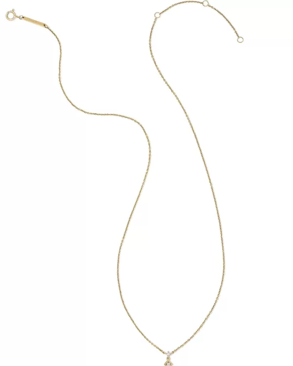 Michelle 14K Yellow Gold Diamond Accent Pendant Necklace In White Diamond^Kendra Scott Online