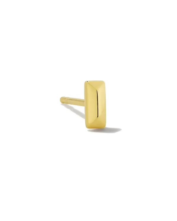 Mini Metal Bar Single Stud Earring In 18K Gold Vermeil^Kendra Scott Fashion