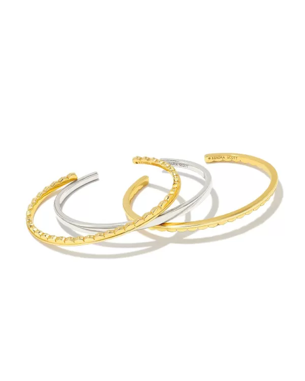 Quinn Cuff Bracelet In Mixed Metal^Kendra Scott Sale