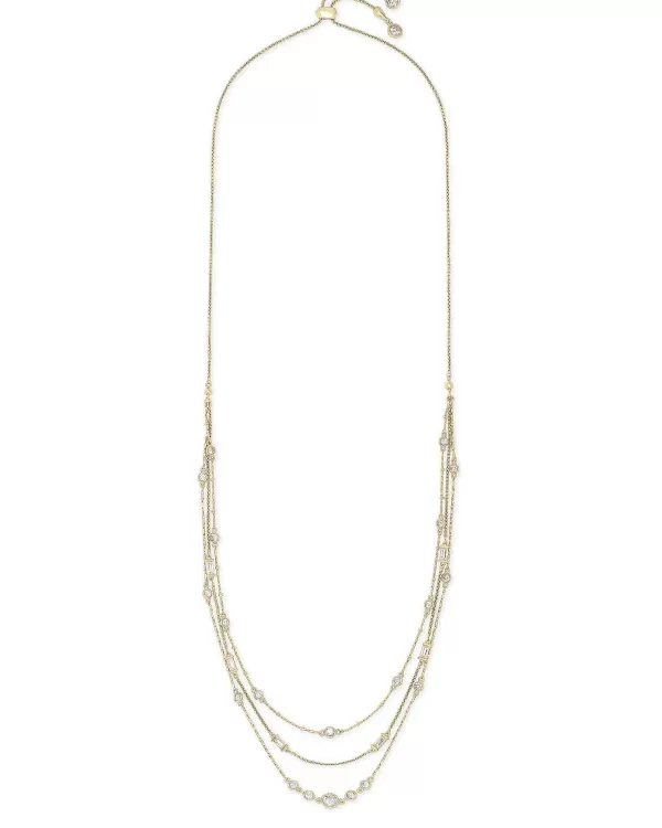 Rina Gold Multi Strand Necklace In Lustre Glass^Kendra Scott Best