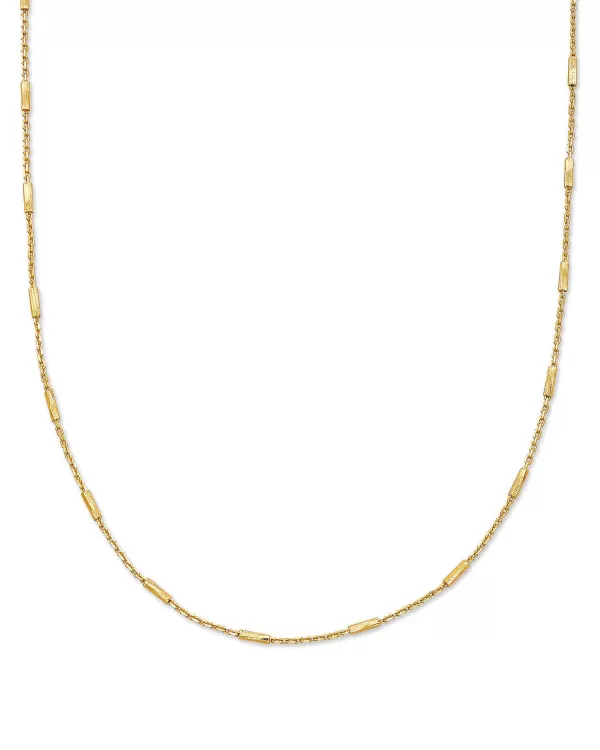 Roll Bar Chain Necklace In 18K Yellow Gold Vermeil^Kendra Scott Store