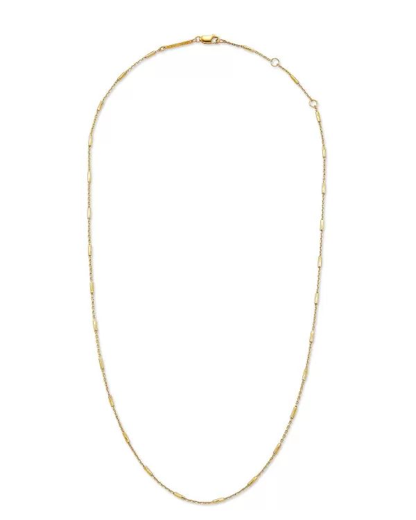 Roll Bar Chain Necklace In 18K Yellow Gold Vermeil^Kendra Scott Store