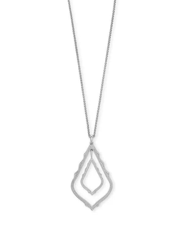 Simon Long Pendant Necklace In Silver^Kendra Scott New