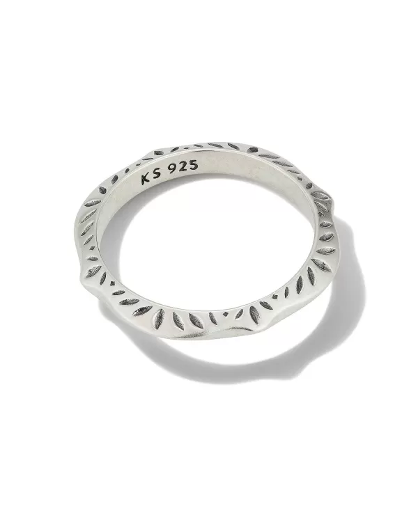 Sophee Band Ring In Oxidized Sterling Silver^Kendra Scott Cheap
