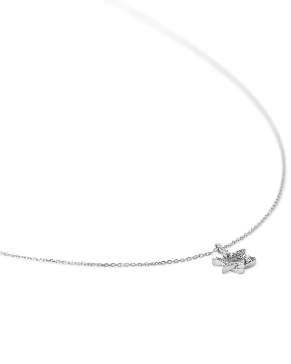 Star Of David 14K White Gold Pendant Necklace In White Diamonds^Kendra Scott Best