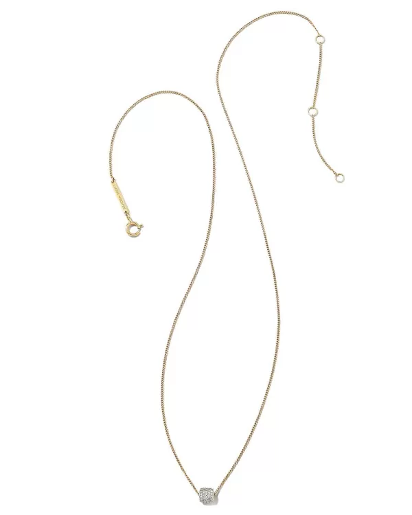 Stella 14K Yellow Gold Pendant Necklace In White Diamond^Kendra Scott Discount