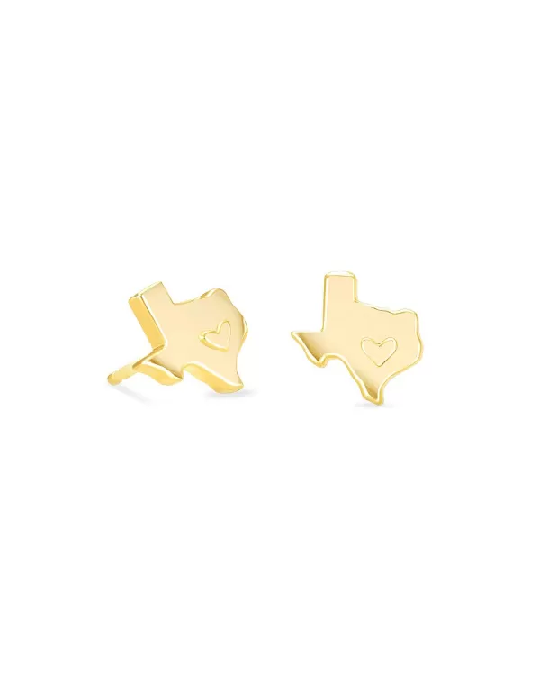 Texas Stud Earrings In 18K Gold Vermeil^Kendra Scott Cheap