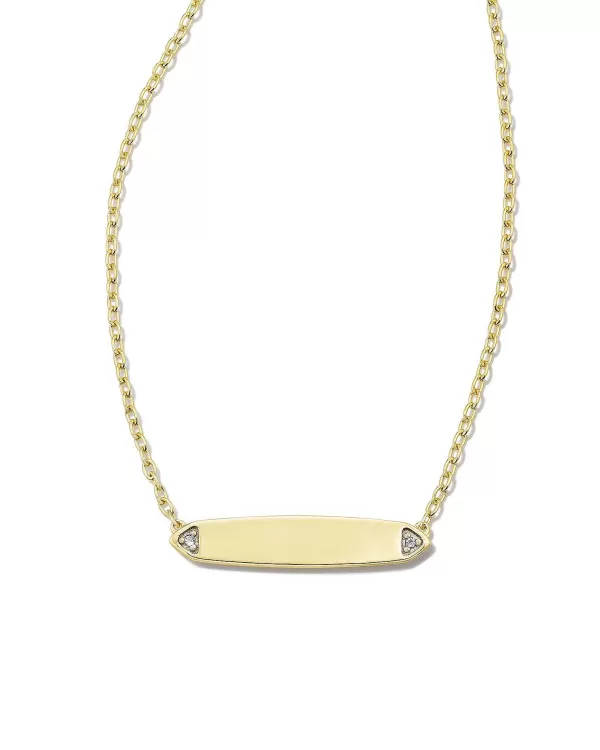 Tinsley 18K Gold Vermeil Pendant Necklace In White Topaz^Kendra Scott Cheap